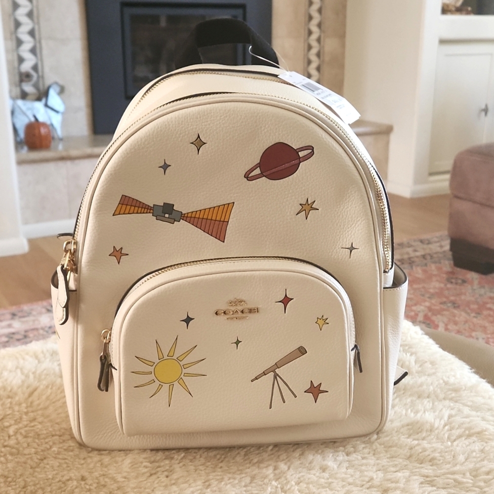 NWT Coach X Observed By US Court Backpack 🌟🌙🌍🔭